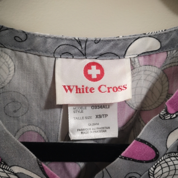 Women's grey scrub top - Picture 3 of 3